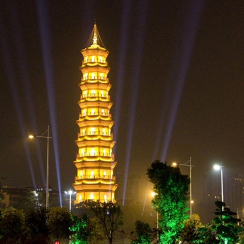 迎亞（yà）運廣州珠江兩岸（àn）係列部分（fèn）亮化工程-赤崗塔（tǎ）.